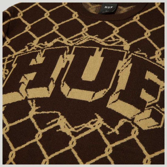 Huf Ανδρική πλεκτή μπλούζα Breakthrough Crewneck Sweater